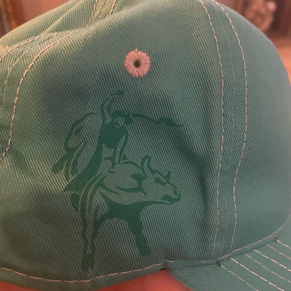 New and never worn cute Tiffany blue PBR hat